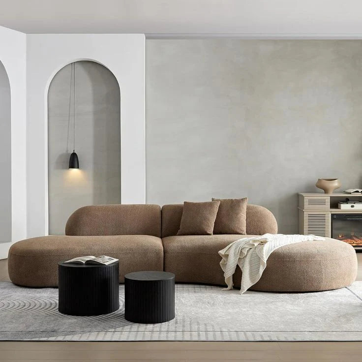 Santaramastore Ponta Curved Sectional Sofa